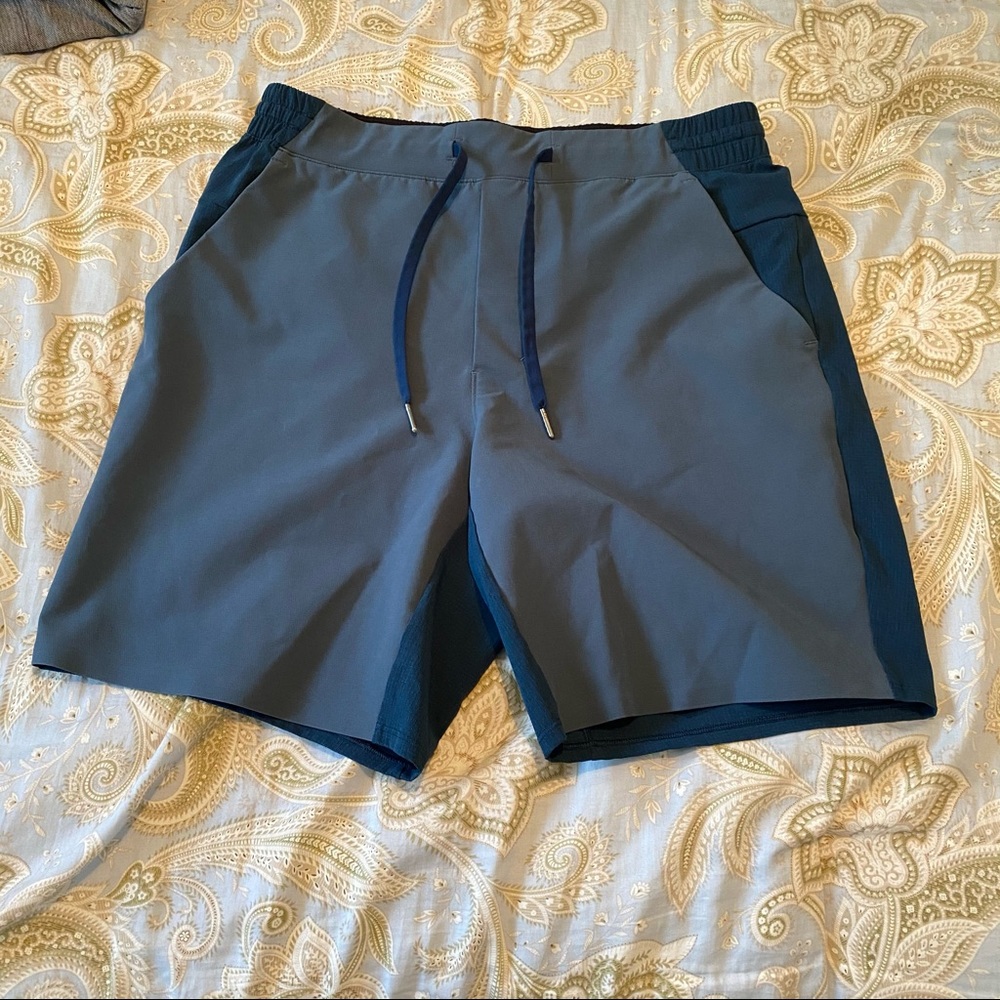 Lululemon men’s shorts blue size large